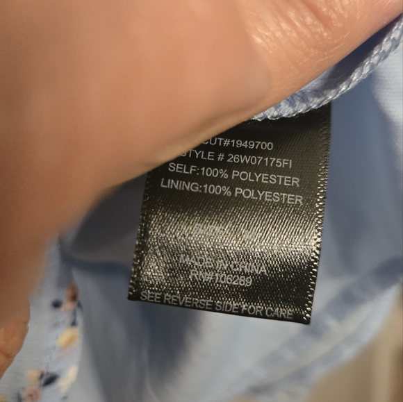 Floral Blue Dress - Picture 3 of 3